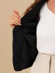 Women's Open Front Office Work Business Crop Suit Blazer Jacket